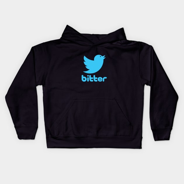 Bitter Tweet Kids Hoodie by TeamKeyTees